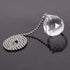 longsheng Clear Crystal Prism Drop Dazzling Crystal Ceiling Fan Pull Chain Pull Chain Extension with Connector for Ceiling Light Fan Set of 4 with Gift Box