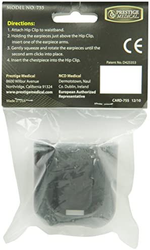Prestige Medical Stethoscope Holder, Black