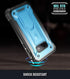 Galaxy S10e Rugged Case with Kickstand, Poetic Heavy Duty Military Grade Full Body Cover, with Built-in-Screen Protector, Revolution Series, for Samsung Galaxy S10e 5.8 Inch (2019), Blue