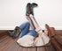 Boot Hooks Boot Puller for Cowboy Boots, Wood Handles (2 hooks)