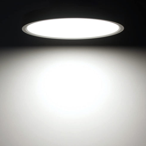 LED Flush Mount Ceiling Light Fixture, 5000K Daylight White, 9inch 18W, 1800LM, Slim Flat Lighting Fixture, Round Modern Ceiling Lamp for Bedroom, Kitchen, Living Room, Closet, Stairwell, IP40