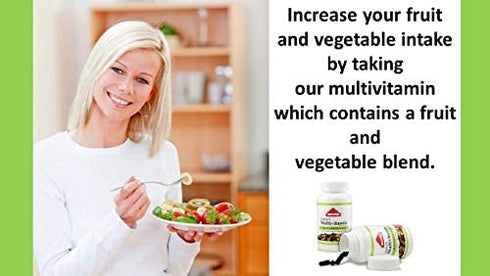 120 Multivitamin Fruit and Vegetable Liquid Capsules, Loaded Multivitamins, Supplements by SJJ Depot, Multiple Vitamin has Joint Heart Brain Antioxidants, Daily Women Men Senior Adult Multi Vitamins
