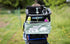 Wheelchair Organizer - Fits Handles of Any Wheelchair, Special Needs Buggy, Rollator or Mobility Scooter – Wheelchair Cup Holder – Cell Phone Pocket - Lots of Storage (Gray-Green Polar Bear)