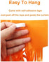 Zotemo 2 Pack Orange Fringe Curtains, 3 Feet Wide and 8 Feet Tall, Shimmer Curtain Backdrop for Birthday Wedding Prom Party Decoration