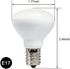 Haian Support R14 LED Bulb E17 Mini Reflector Floodlight,4 Watt 280 Lumens,25 Watt Incandescent Equivalent,R14 E17 LED Light Bulb Non-dimmable 6500K Cool White (4 Pack)