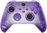 eXtremeRate Clear Atomic Purple Controller Full Set Housing Shell Case w/Buttons for Xbox Series X/S, Custom Replacement Side Rails Front Back Plate Cover for Xbox Series S & Xbox Series X Controller