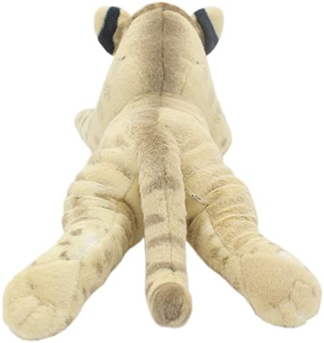 TAGLN The Jungle Animals Stuffed Plush Toys Lion Tiger Leopard Panther Pillows (Brown Lioness, 16 Inch)