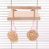 Bird Perches Cage Toys, Bird Wooden Play Gyms Stands with Acrylic Wood Swing, Rattan Ball, Ferris Wheel, Bird Perch Chewing Toys for Green Cheeks, Baby Lovebird, Chinchilla, Hamster