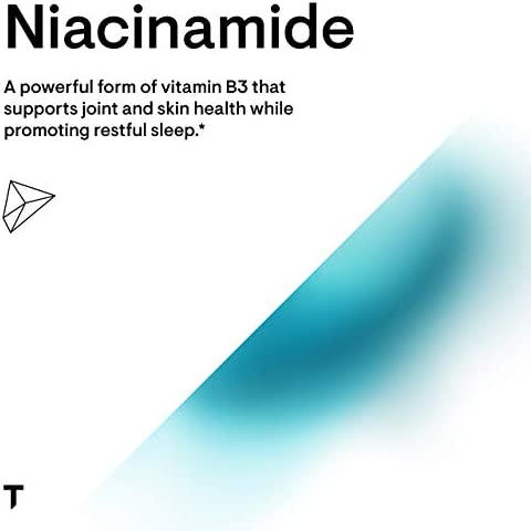 Thorne Niacinamide - 500mg Niacin - Non-Flushing Form of Vitamin B3 - Support Joint Health, Skin Health & Restful Sleep - Gluten-Free - 180 Capsules