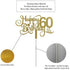 ALPHA K GG 60th Birthday Cake Topper, Happy 60th Birthday Cake Topper, 60th Birthday Party Decorations