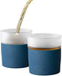 Rabbit Freezable Whiskey Glasses, Set of 2, Speckled Navy