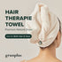 GRUNPLUS 100% Pure Cotton Hair Towel |Hair Wrap Towel | Hair Towel | Hair Drying Towel | Hands-Free Dryer | Fast Drying Hair Wrap | Cotton Hair Towel | 8.7 X 24 in, 0.19 lb