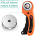 30 Pieces 45 mm Rotary Cutter Blade Round Quilting Blades Rotary Replacement Cutting Blade Sewing Cutter Blade for Quilting, Stitching, Patchwork, Crafts and Sewing