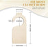 Blank Clothing Rack Divider Wooden Closet Size Divider Baby Closet Blank Organizers Hanger separators Hanging Closet Dividers with Marker Pen for Home Nursery Baby Clothes (15 Pieces)
