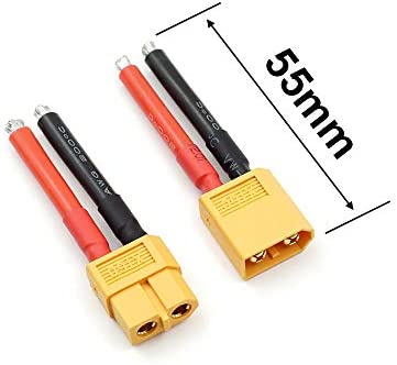 3 Pairs XT60 Plug Female and Male Connector with 12AWG Silicon Wire for RC Lipo Battery Cable Drone