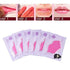 DELISOUL 20 Pieces Crystal Lip Masks Pink Collagen Lip Pads Sheet for Moisturizing, Remove Dead Skin, Anti-Wrinkle, Anti-Aging, Hydrating and Plump Your Lips