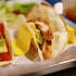GINKGO Taco Holder Stand Set of 6 - Taco Truck Tray Style Rack, Holds Up to 4 Tacos Each, ABS Health Material Very Hard and Sturdy, Dishwasher Top Rack Safe, Microwave Safe