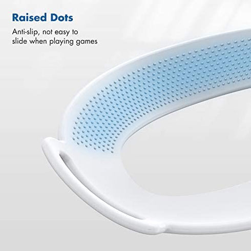 KIWI design Headset Strap Pad Replacement for Elite Strap Compatible with Quest 2 (White)