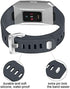SKYLET Compatible with Fitbit Ionic Bands for Men Women, 3 Pack Soft Sport Replacement Wristbands Compatible with Fitbit Ionic Smart Watch with Buckle(Black, Slate, Gray Small)