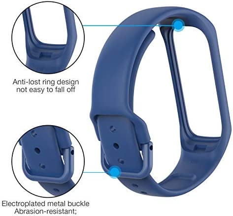 12 Pack Replacement Bands Compatible with Samsung Galaxy Fit 2 SM-R220 for Women Men Classic Waterproof Sport Watch Band Strap Wristband for Galaxy Fit 2 Smart Watch