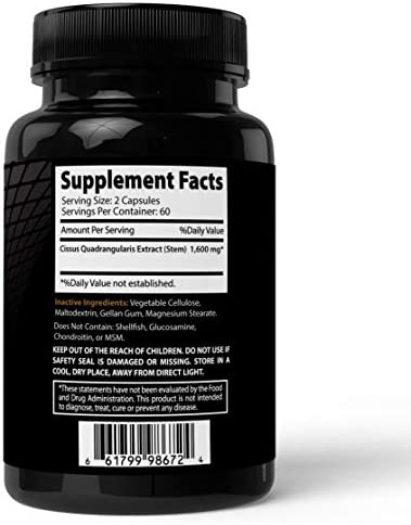 Absonutrix Cissus Quadrangularis Xtreme 1600mg - 120 Capsules