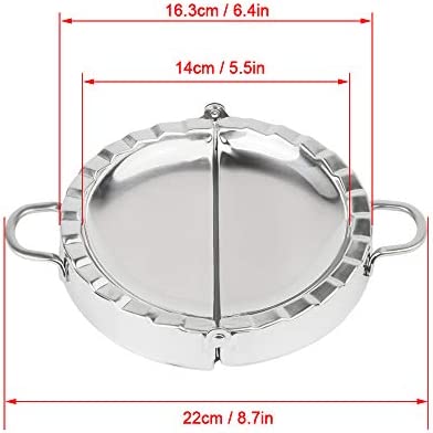 PAMISO Large Empanada Maker, 6 inch Stainless Steel Empanada Press, Pastry Tools, Pocket Pie