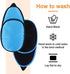 eZAKKA Eye Patches for Adults, Eye Patch for Glasses Silk Patch for Lazy Eye Amblyopia Strabismus and After Surgery (Navy Blue+Black)