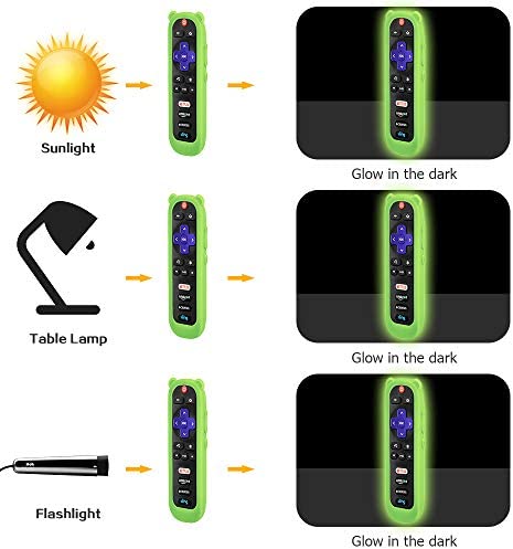 3 Pack TV Remote Case for TCL Roku TV RC280 Remote Control, Silicone Protective Controller Skin Lightweight Shockproof TCL Roku TV Remote Cover Cute Ear Shape Anti Slip Universal Replacement Sleeve