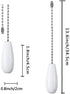 Ceiling Fan Chain Pulls White Wooden Pull Chain Extension for Ceiling Light Fan Chain 2 Pack