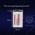 Tenergy 9V Lithium Batteries, 1200mah Non-Rechargeable Batteries,10 Years Shelf Life Lithium 9 Volt Batteries - 8 Pack