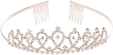 xo, Fetti Birthday Queen Sash + Tiara - Black Glitter + Rose Gold Foil | Birthday Party Decorations - 16th, 21st, 30th, 40th, 50th, Girl