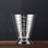 Homestia Measuring Cup Cocktail Jigger Stainless Steel Graduated Cup for Liquid or Dry Mini Espresso Shot Glass Up to 2.5oz, 5Tbsp, 75ml, Silver