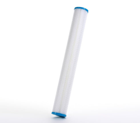 Hydronix SPC-25-2010 Polyester Pleated Sediment Water Filter, Washable & Reusable, 2.5" X 20", 10 micron