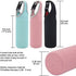 Kvvdi 3 Pack 16 oz - 21 oz Neoprene Water Bottle Sleeve 16.9oz Portable Bottle Cooler Cover Holder Strap for Outdoor