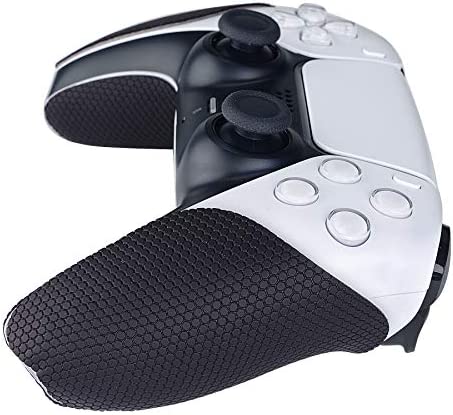 eXtremeRate PlayVital Anti-Skid Sweat-Absorbent Controller Grip for ps5 Controller, Professional Textured Soft Rubber Pads Handle Grips for ps5 Controller
