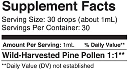 Surthrival: Pine Pollen Pure Potency Extract (1.69 fl oz), Increased Stamina, Hormone Balance, Energy & Endurance Restoration