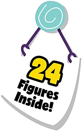 Disney Doorables Village Peek Pack, Series 5 and 6, Includes 24 Figures, Styles May Vary, Amazon Exclusive, by Just Play
