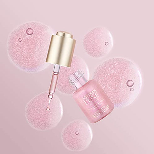 Artisan L’uxe One Drop Wonder Facial Oil | Radiant Facial Oil with Rose Pearl Illuminators | Organic Argan & Moroccan Hydrating Face Oil | Anti Aging Skin Care Facial Oil Rose Oil | 0.5 Oz.