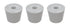 3ct. - S-Shape Airlock with #6 Stopper - Set of 3 (Bubble Airlock)