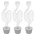 3ct. - S-Shape Airlock with #6 Stopper - Set of 3 (Bubble Airlock)