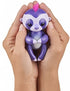 Fingerlings Baby Sloth - Marge (Purple) - Interactive Baby Pet - by WowWee