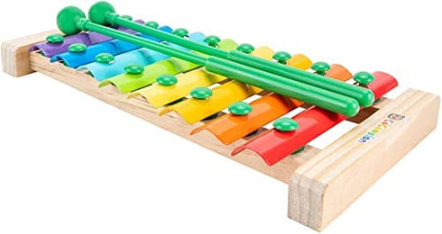 CoComelon First Act Musical Xylophone with 2 Mallets, Kids Music Toy, Develop Your Child's Hand-Eye Coordination, Fine Motor Skills, and Gross Motor Skills