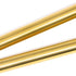 Swpeet 2Pcs 1/4 Inch in Diameter 14 inch in Length Brass Solid Round Rod Lathe Bar Stock Kit, Perfect for Various Shaft, Miniature Axle, Model Plane, Model Ship, Model Cars