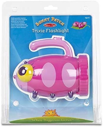 Melissa & Doug Sunny Patch Trixie Ladybug Flashlight With Easy-Grip Handle
