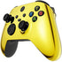eXtremeRate Chrome Gold Replacement Handles Shell for Xbox Series X Controller, Custom Side Rails Panels Front Housing Shell Faceplate for Xbox Series S Controller - Controller NOT Included