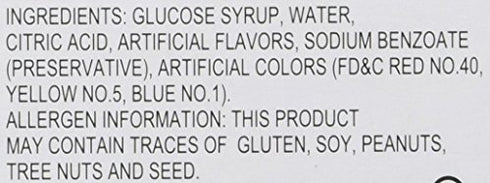 Set of 3 Kidsmania 4oz Ooze Tubes! Oozing Delicious Flavors - Blue Raspberry, Cherry, Green Apple! (3)
