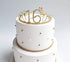 16th Birthday Tiara and Sash, Glitter Satin Sash"Sweet 16" and Gold Crystal Rhinestone Birthday Crown for Happy 16th Birthday Party Supplies Decorations Birthday Cake Topper