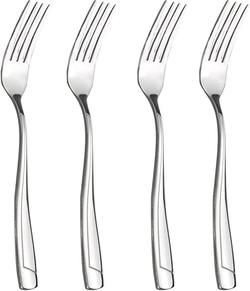 Cand 16-Piece Stainless Steel Dinner Forks, 8 Inch