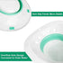 Zafina Sitz Bath for Toilet Seat, Foldable Postpartum Care Basin, Sitz Bath Tub for Soothes and Cleanse Vagina & Anal, Hemorrhoids and Perineum Treatment, Ideal for Post-Episiotomy Patients…