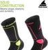 Rollerblade Performance Women's Socks, Inline Skating, Multi Sport, Black and Pink, Size Large